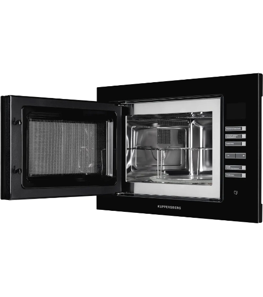 Встраиваемая микроволновая печь Kuppersberg HMW 645 B, 18 л, High-Tech, 700 Вт, 8 программ, черный