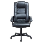 Кресло руководителя Бюрократ T-9906N/BLACK черный, кожа, фото7