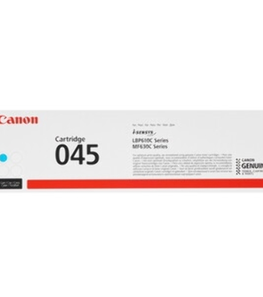 Картридж лазерный Canon 045C голубой, 1300 стр., для i-SENSYS MF631/633/635, LBP611