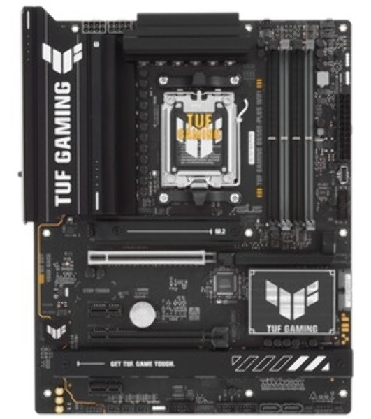 Материнская плата ASUS TUF GAMING B650E-PLUS WIFI, AM5, AMD B650, 4xDDR5, 4xSATA, 3xM.2, 1xPCIe 5.0 x16, 1xPCIe 4.0 x4, 2xPCIe 4.0 x1, 1xDisplayPort, 1xHDMI, 1x2.5Gb LAN, Wi-Fi 6E, Bluetooth 5.3, 1xUSB-C 20Gbps, 3xUSB-A 10Gbps, 6xUSB-A 2.0, 5x3.5 мм, 7.1, ATX
