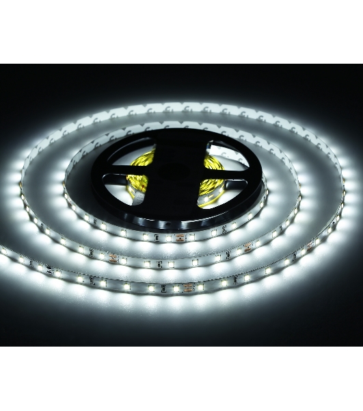 Светодиодная лента Ambrella light GS3003 2835 60Led/ 6W m/ 24V IP20 6500K/ 5000*8*1.2mm (2 конт.)