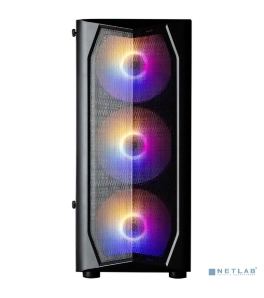 Компьютерный корпус MidiTower Zalman N4 black (ATX,Window, 6xRGb fan, USB 2.0 x2, USB 3.0x1, без БП) (N4 rev.1)