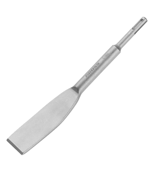 Зубило плоское, изогнутое Gross 40 x 260мм, CrMo, SDS PLUS