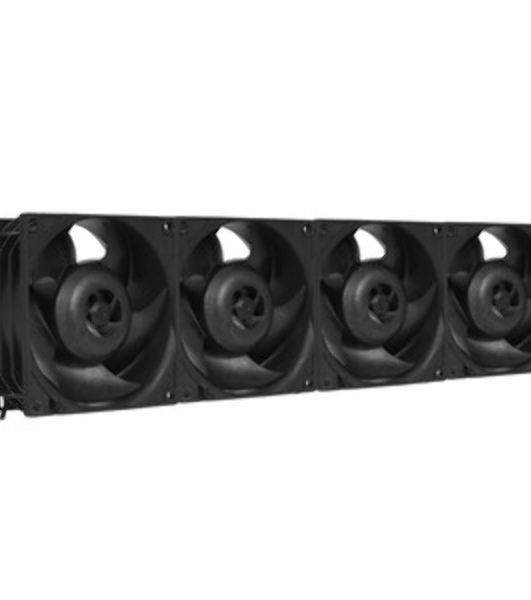 Комплект вентиляторов для корпуса Arctic S8038-7K (4 Pack) черный, 80 мм, 7000 об/мин, 4 pin