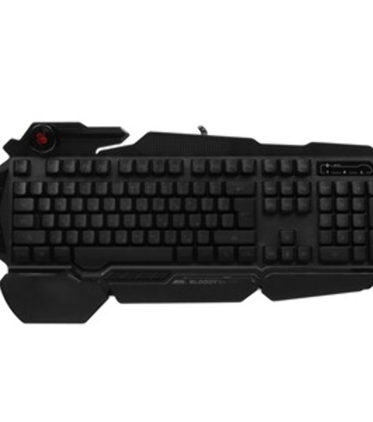 Клавиатура проводная A4Tech Bloody B310N черный USB Multimedia for gamer LED (подставка для запястий) (B310N)