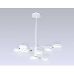 Подвесной светодиодный светильник Ambrella light FL51642/8 WH/GD белый/золото 3000K/4200K/6400K 67W D1000*850 (Без ПДУ), фото3