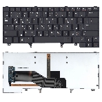 Клавиатура для ноутбука Dell Latitude E6320 E6420 E5420 черная без указателя с подсветкой, фото 1