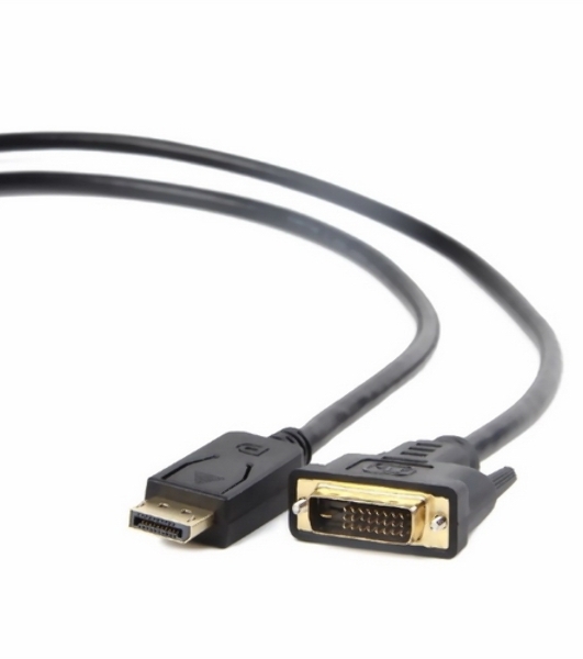 Кабель DisplayPort-DVI Gembird/Cablexpert 3м, 20M/19M, черный, экран, пакет