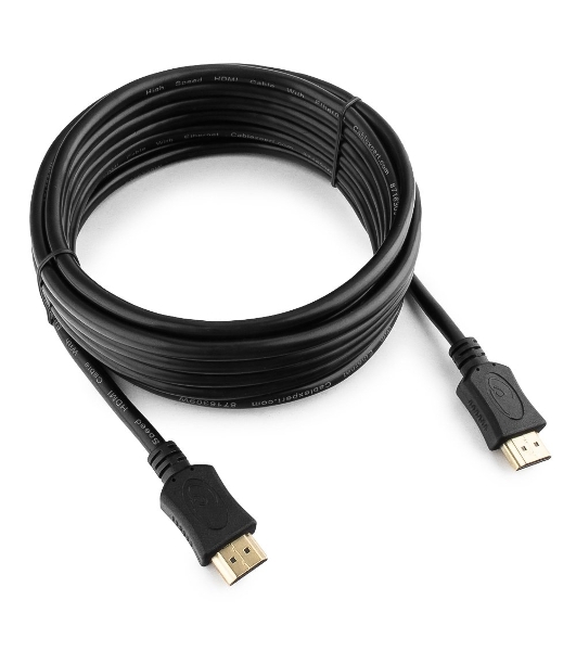 Кабель Cablexpert HDMI CC-HDMI4L-15, 19M/19M, v2.0, серия Light, позол.разъемы, экран, 4.5м, черный, пакет