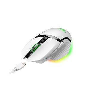Мышь беспроводная/проводная Razer Basilisk V3 Pro белый, 30000 dpi, радиоканал, Bluetooth, USB, кнопки - 11