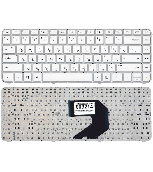 Клавиатура для ноутбука HP Pavilion G4-2000 белый без рамки