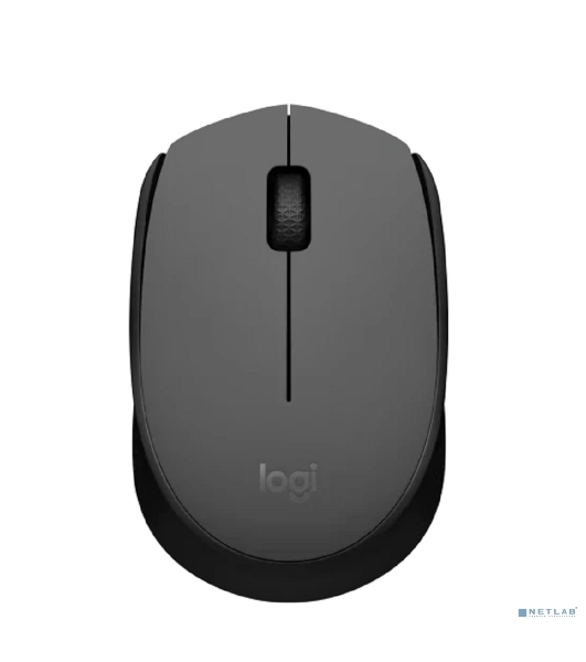 Мышь беспроводная Logitech M171 черный/серый, 1000 dpi, радиоканал, USB, кнопки - 3
