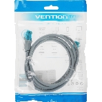 Патч-корд Vention прямой UTP cat.5е, RJ45 - 1,5м. Серый, фото6