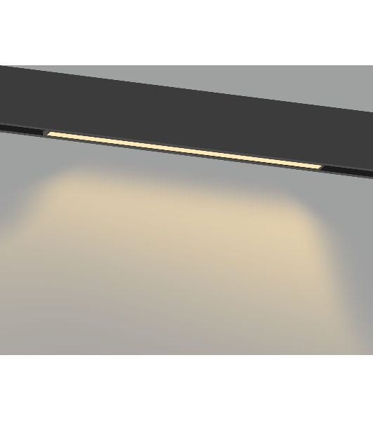 Трековый светильник GL2330 BK черный IP20 30W 3CCT 3000-6400K 48V 600*10*37