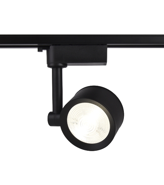 Трековый однофазный светодиодный светильник Ambrella light GL6392 BK черный LED 12W 4200K 24°