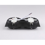 Светильник Ambrella light TN52424/2 BK/FR черный/белый матовый GX53 max 12W 210*105*45, фото5