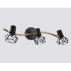 Светильник Ambrella light TR8657/3 BK/GD черный/золото E14/3 max 60W 550*100*185, фото5