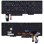 Клавиатура для ноутбука Lenovo ThinkPad T15 черная с подсветкой, фото3