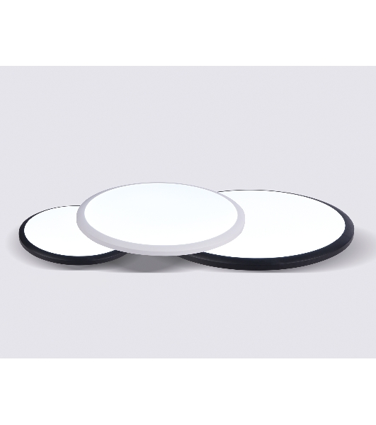 Потолочный светодиодный светильник Ambrella light FZ1234 BK черный IP44 42W 6400К D370*55 (Без ПДУ)
