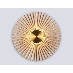 Настенный светильник Ambrella light LH72643 BR/WH латунь/бежевый 6W 3000K D300*100, фото8