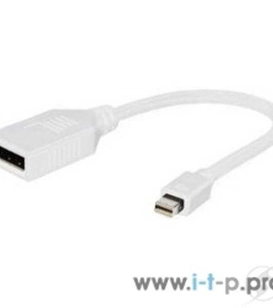 Переходник Gembird Переходник miniDisplayPort - DisplayPort, 20M/20F, 16см, белый