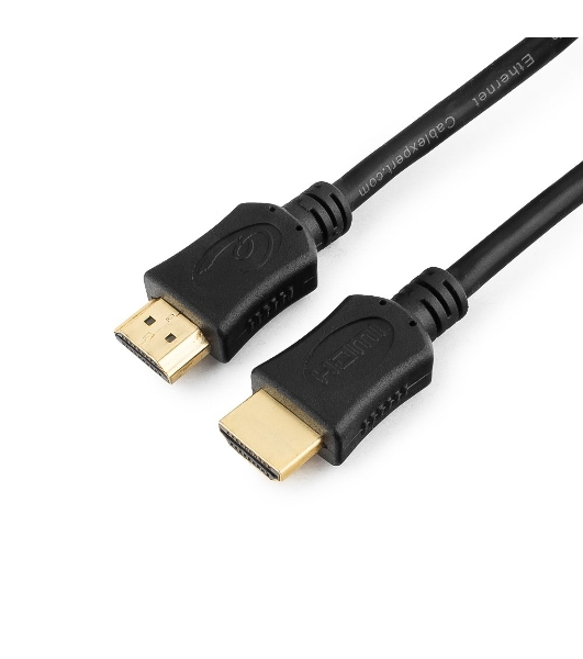 Кабель Cablexpert HDMI CC-HDMI4L-15, 19M/19M, v2.0, серия Light, позол.разъемы, экран, 4.5м, черный, пакет