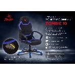 Кресло Бюрократ Zombie 10 черный, экокожа, 120 кг, механизм качания, фото16