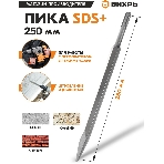 Пика 250 мм SDS-Plus, фото3