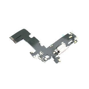 Шлейф с разъемом зарядки и микрофоном для Apple iPhone 13 розовый