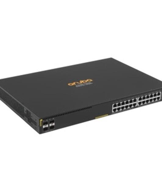 Коммутатор HPE Aruba 2930F 24G PoE+ 4SFP+, 24×1 Гбит/с PoE+ + 4×10 Гбит/с SFP+, управляемый