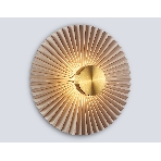 Настенный светильник Ambrella light LH72643 BR/WH латунь/бежевый 6W 3000K D300*100, фото7