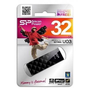 Флешка USB 32Gb Ultima U03 SP032Gb,UF2U03V1K USB 2.0 черный