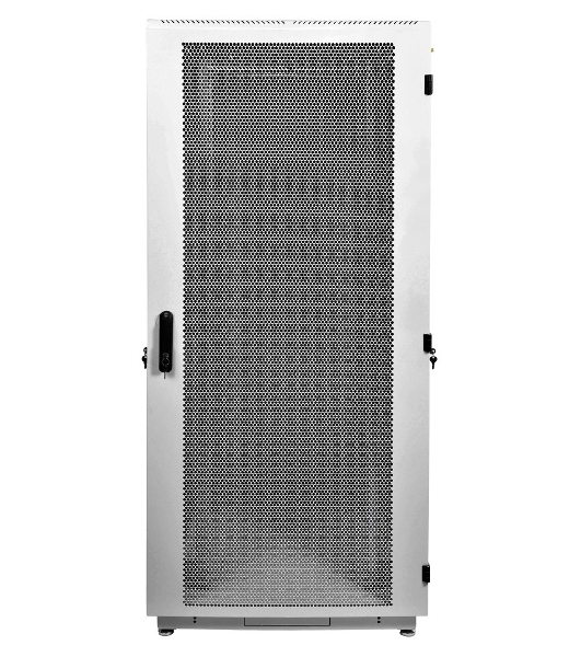 Шкаф телекоммуникационный напольный 42U (600x800) дверь перфорированная 2 шт. (3 места), ШТК-М-42.6.8-44АА