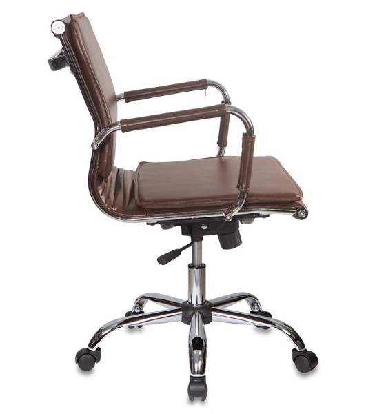 Кресло Бюрократ CH-993-Low/Brown коричневый, экокожа