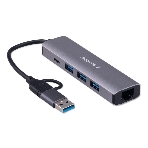Док-станция Gembird UHB-D7, USB Type-C + USB, 3хUSB3.1, Type-C, RJ45, USB, фото9