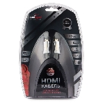 Кабель Cablexpert HDMI, серия Platinum, 1 м, v2.0, M/M, позол.разъемы, металлический корпус, ферритовые кольца, блистер, фото3