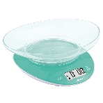 Весы кухонные электронные Atlanta ATH-6199 (green) с чашей, фото 1