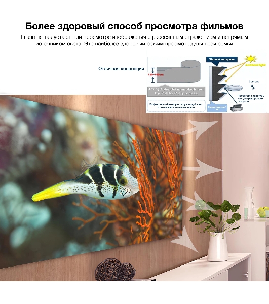 Экран на раме Cactus 127x224см Alr Expert CS-PSALRE-224X127-MM магнитное крепление 16:9 настенный натяжной черный