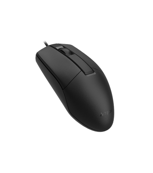 Мышь проводная A4Tech OP-335S черный, 1200 dpi, USB, кнопки - 3