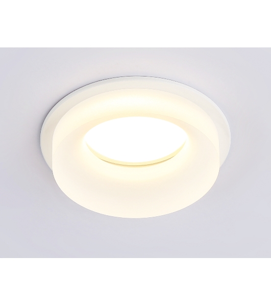 Светильник Ambrella light TN1302 WH/FR белый/белый матовый MR16 GU5.3 D80*42