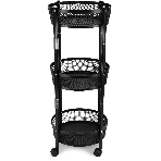 Этажерка Domfy DHC-FC30862 34.2x34.2x83.6 см, d=34.2 см черный, фото10
