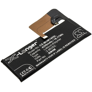 Аккумулятор CameronSino CS-MUM140SL BM4M для Xiaomi Mi 10 Pro 3.85V, 4200mAh, 16.17Wh