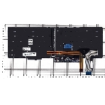 Клавиатура для ноутбука Lenovo ThinkPad T15 черная с подсветкой, фото 1