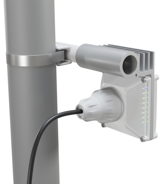 Точка доступа MikroTik CubeSA 60Pro ac (60Ghz antenna, 802.11ay wireless and 5GHz 802.11ac backup, 4 core x 716MHz CPU, 256MB RAM, 1 x Gigabit LAN port, RouterOS L4, POE, PSU) for use as an AP in Point-to-Multipoin