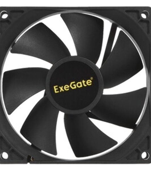 Вентилятор 12В DC ExeGate ExtraPower EP09225S2P (92x92x25 мм, Sleeve bearing (подшипник скольжения), 2pin, 2600RPM, 32dBA)