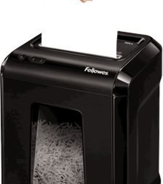 Шредер Fellowes Powershred 92Cs FS-1719301 P-4, 4х38мм, 18лст., 25лтр., уничтожает: скобы, карты, скрепки, CD