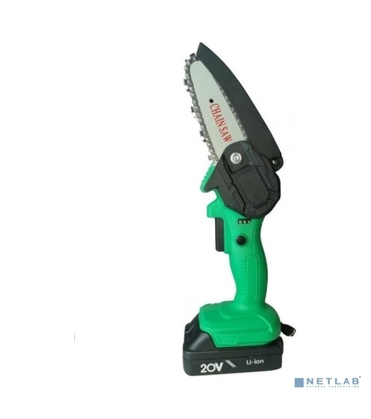 Пила цепная аккумуляторная ZITREK GreenSaw 20 Extra power 20В, 3А·ч Li-ion аккум. 1шт, 1,5А·ч Li-ion аккум. 1шт, ЗУ
