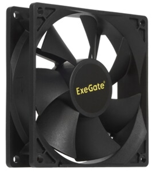 Вентилятор 12В DC ExeGate ExtraPower EP09225S2P (92x92x25 мм, Sleeve bearing (подшипник скольжения), 2pin, 2600RPM, 32dBA)