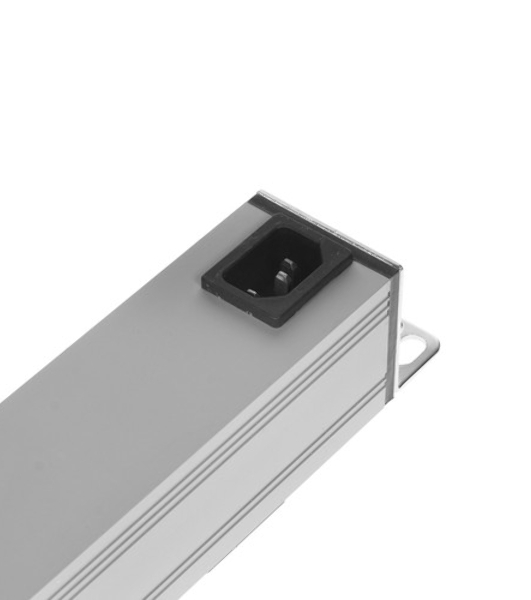 Блок розеток Rem-10 без шнура с фил. и инд., 10 IEC 60320 C13, вход IEC 60320 C14, 10A, алюм., 19' (R-10-10C13-FI-440-Z)