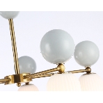 Светильник Ambrella light LH53104/5 BS/GR/FR латунь/серый/белый матовый G9*5 max 28W D650*750, фото5